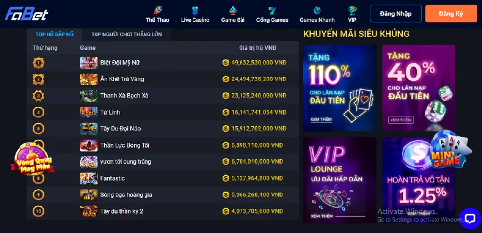 Casino trực tuyến 33win39